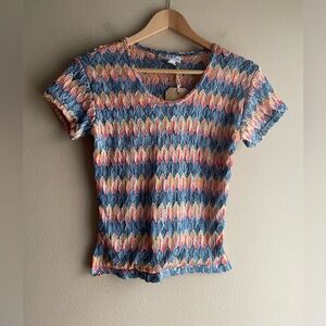 New Vintage Knit Top Multi Colored Size S-M